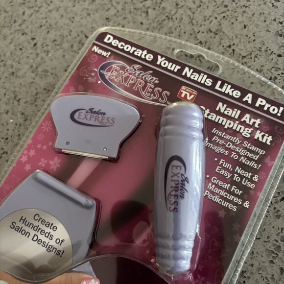 Salon Express Nail Art Stamping Kit As Seen on Tv Body Care Beauty Care Gift - Picture 5 of 5